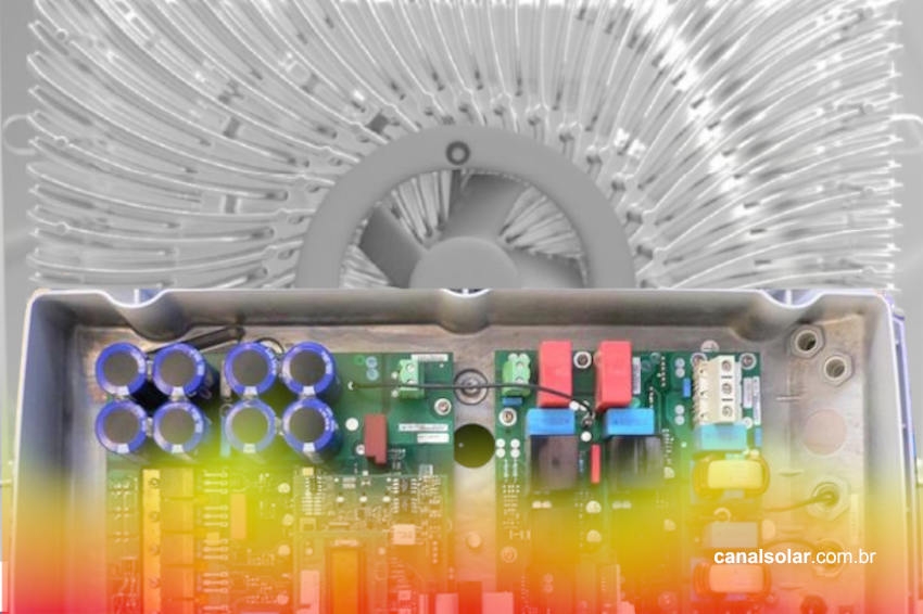 Ventilação ativa dos inversores fotovoltaicos