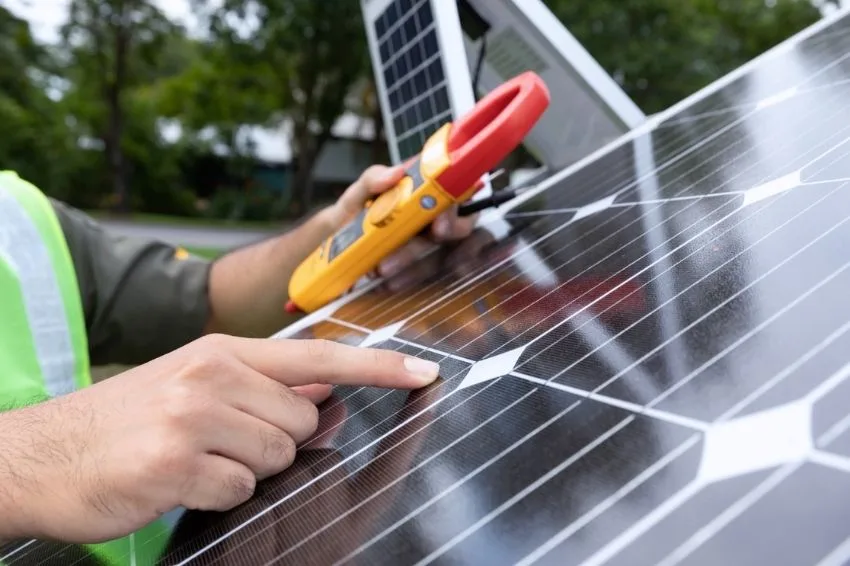 Teste de isolação elétrica de módulos fotovoltaicos