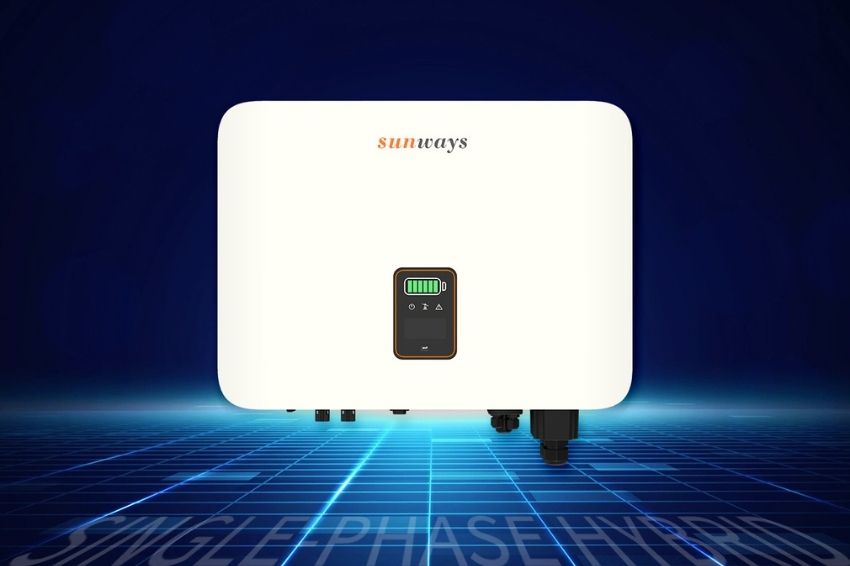 Sunways lança inversores híbridos monofásicos com capacidade de 3kW a 8kW