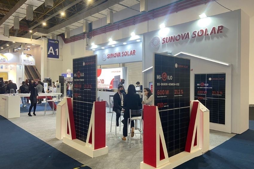 Sunova esteve presente na Intersolar de 2021, com um novo portfólio de módulos fotovoltaicos