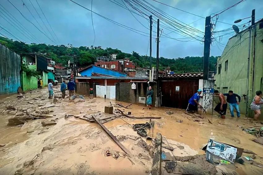 Canal Solar Litoral norte de SP tem falta de energia devido às fortes chuvas