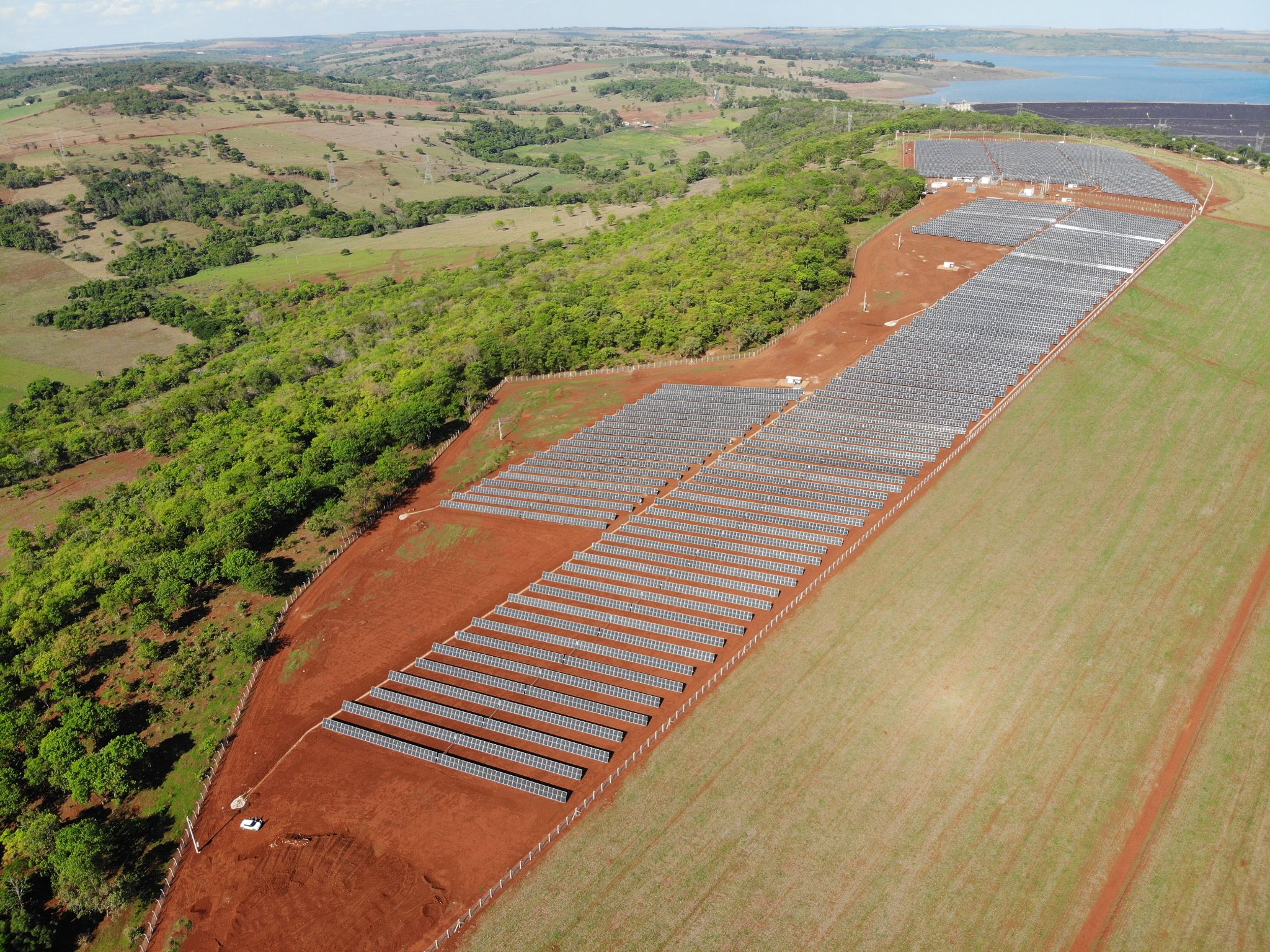 Usina da Evolua Energia em Nova Ponte (MG)